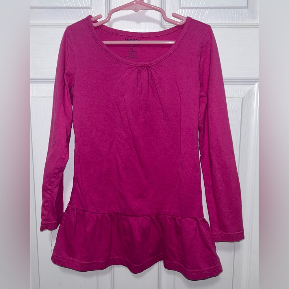 Girls French Toast Long Sleeve Tunic Tee
